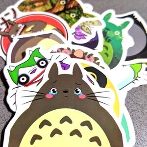 Studio Ghibli Totoro Stickers Hayao Miyazaki Anime Cartoon Laptop